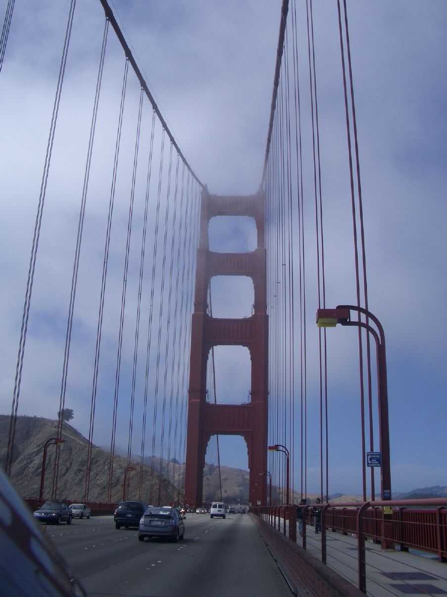 Auf der Golden Gate