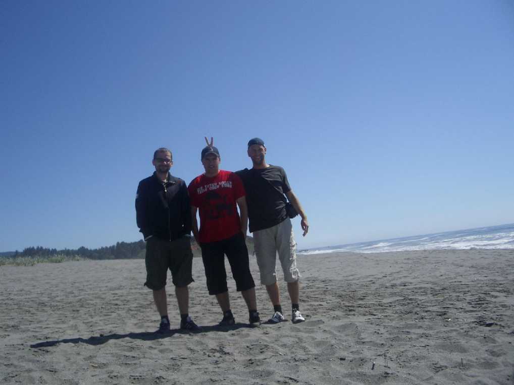 Kurzer Halt an der Küste